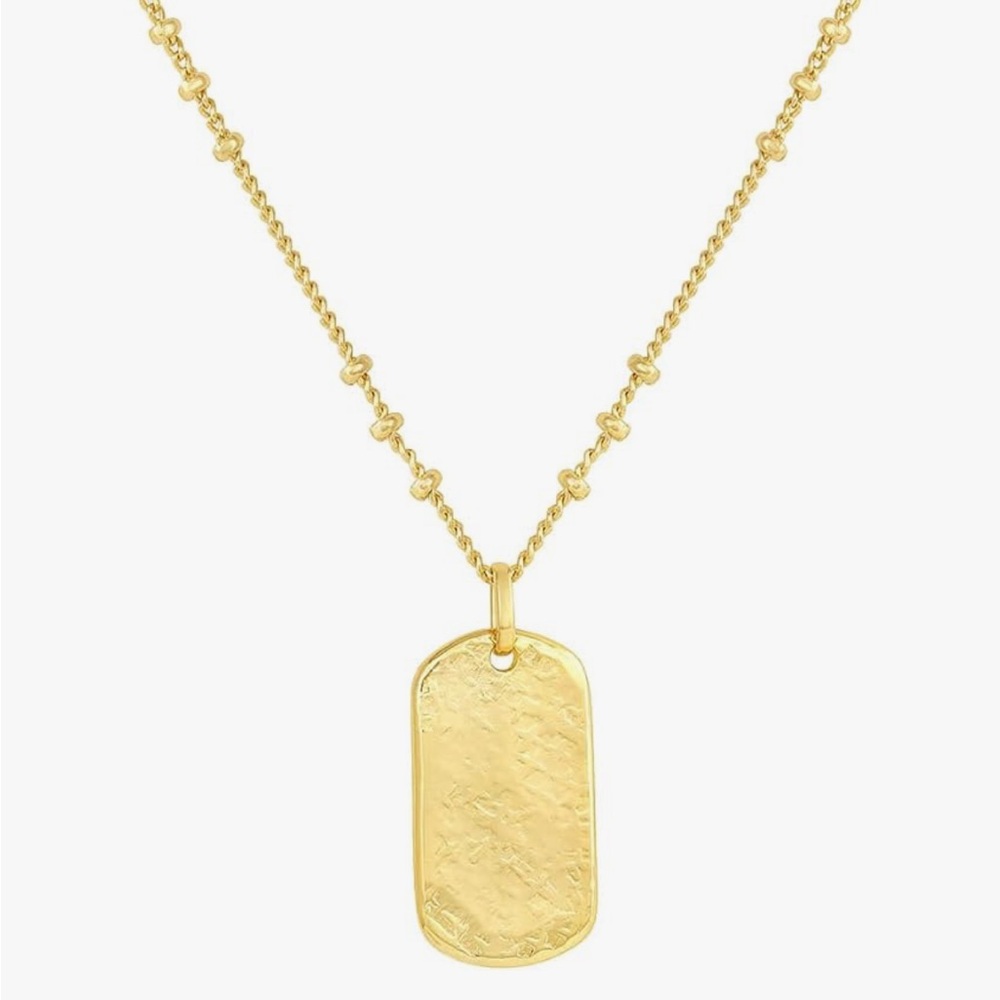 Gorjana Griffin Dog Tag Necklace